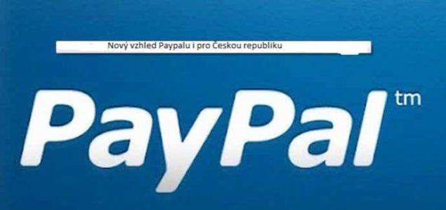 nový vzhled i menu Paypalu