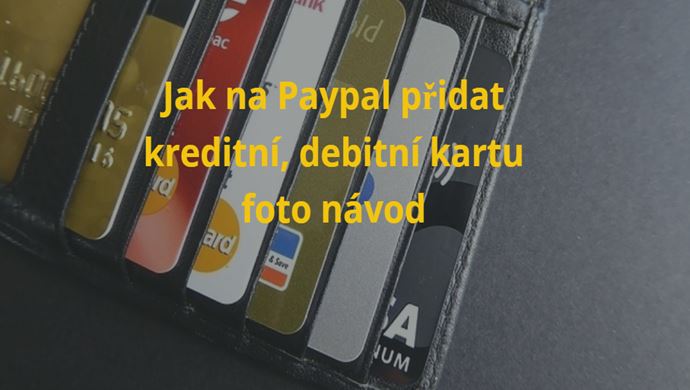 Paypal přidání platební karty