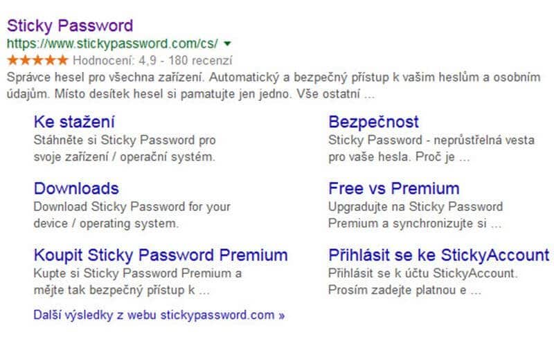 sticky password hodnocení programu