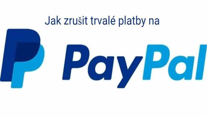 vypnutí automatických plateb na paypalu